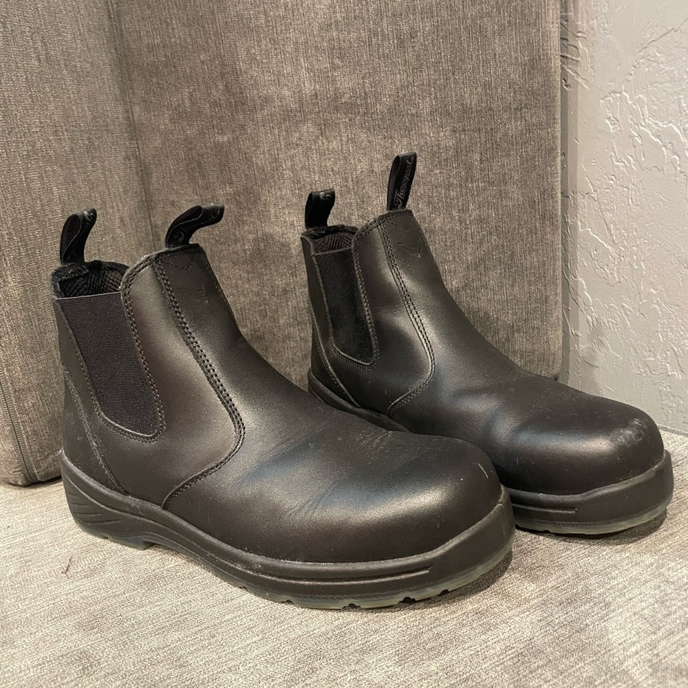 Thorogood Black Leather Station Boots Sz 10